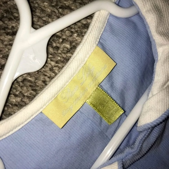 SOLD XP 3t Pixie Lily classic dress blue corduroy - Picture 3 of 4